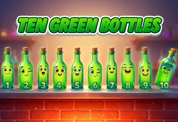 Ten Green Bottles Lyrics - Nursery Rhyme & Song