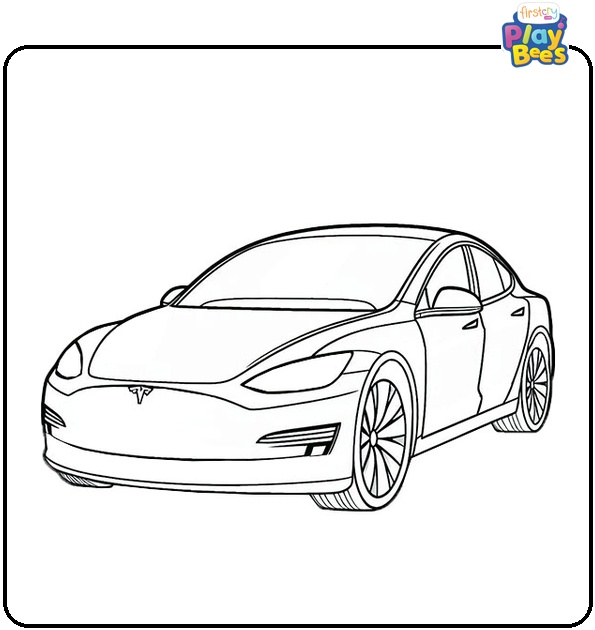 Tesla Coloring Page