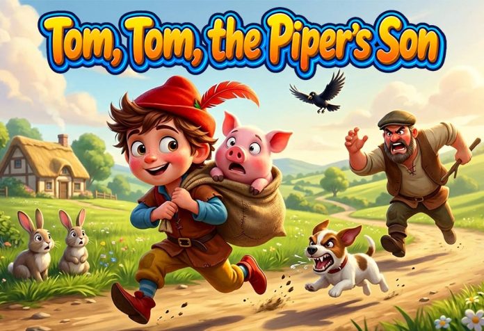 Tom, Tom, the Piper’s Son Nursery Rhyme With Lyrics