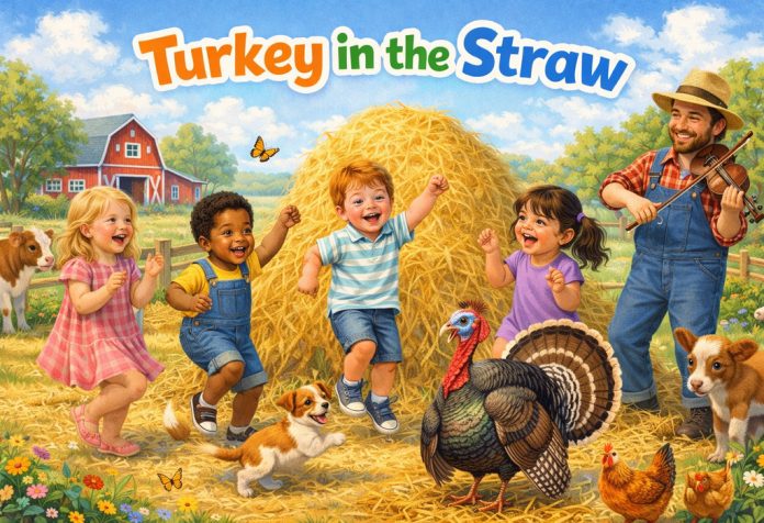 Turkey in the Straw Nursery Rhyme With Lyrics