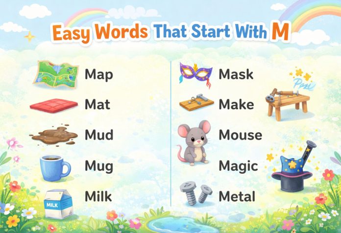 Words That Start With Letter M