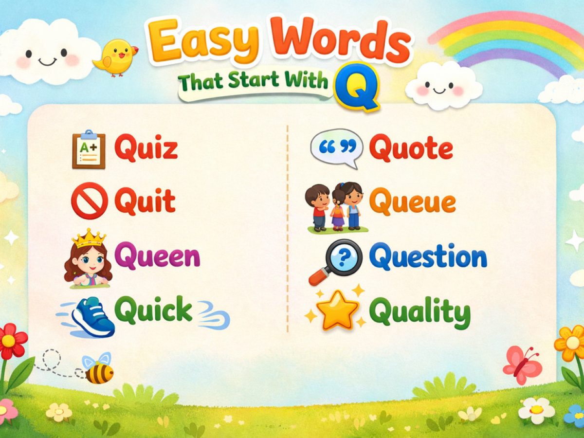 Words That Start With Letter Q