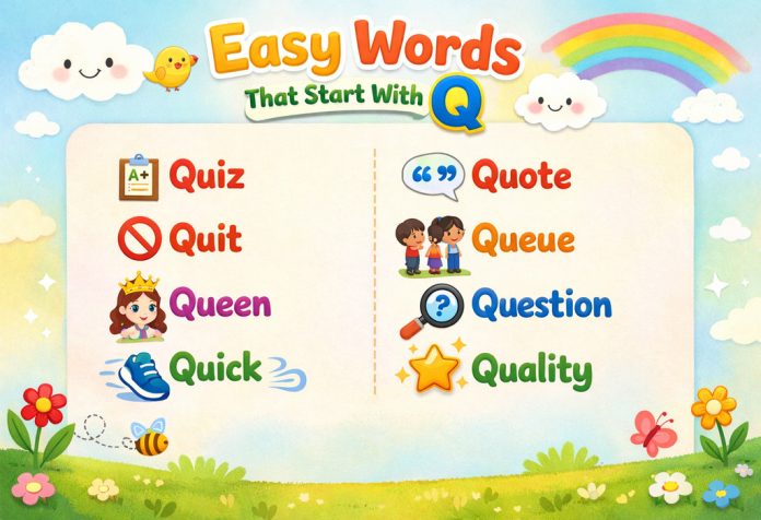 Words That Start With Letter Q