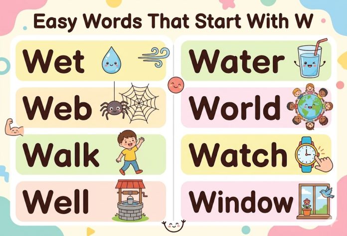 Words That Start With Letter W