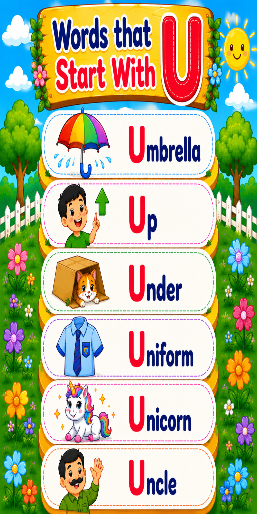 Words That Start With U