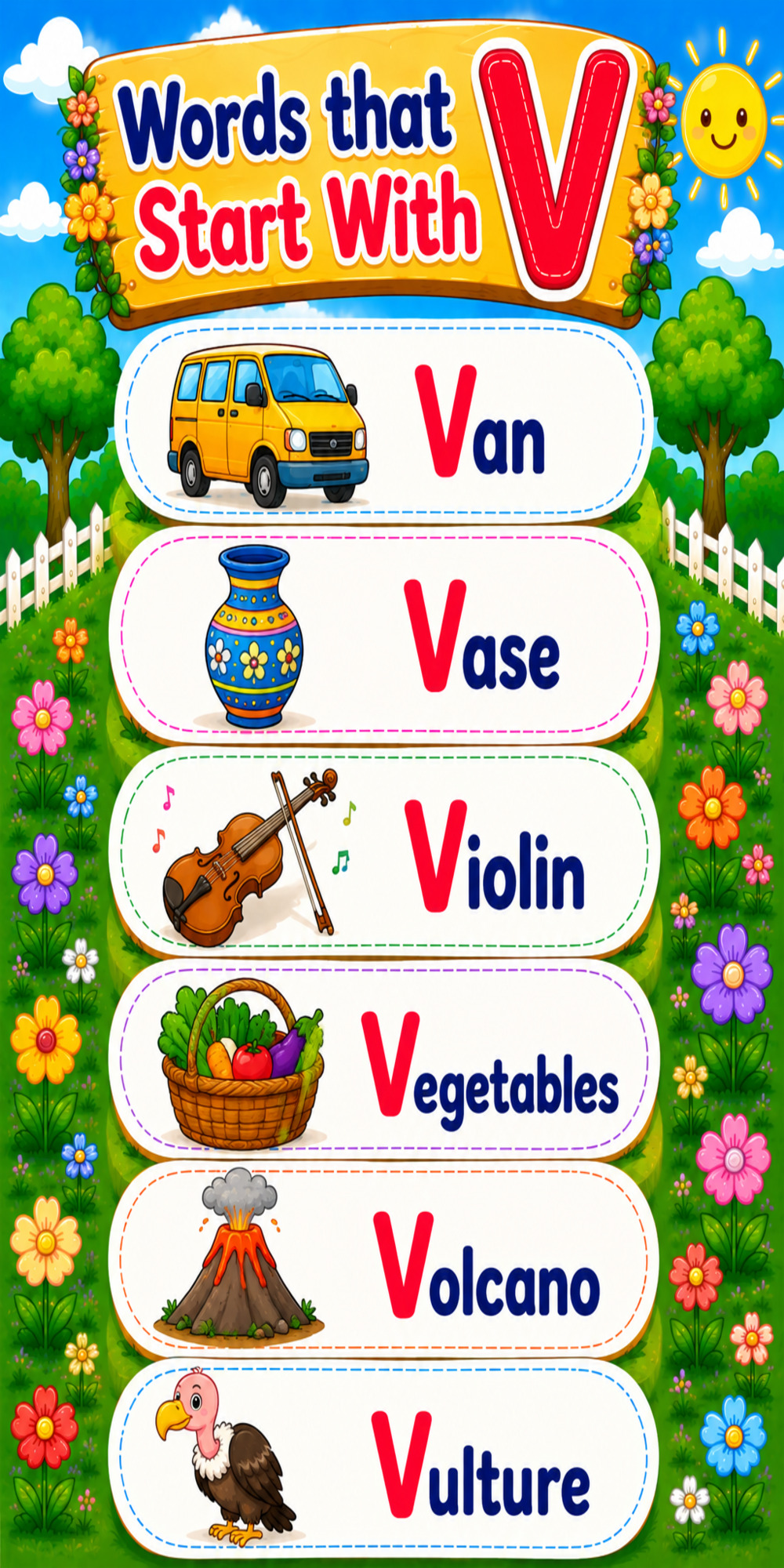 Words That Start With V
