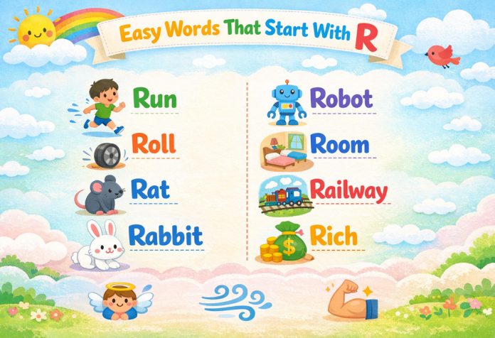 Words that Start With Letter R