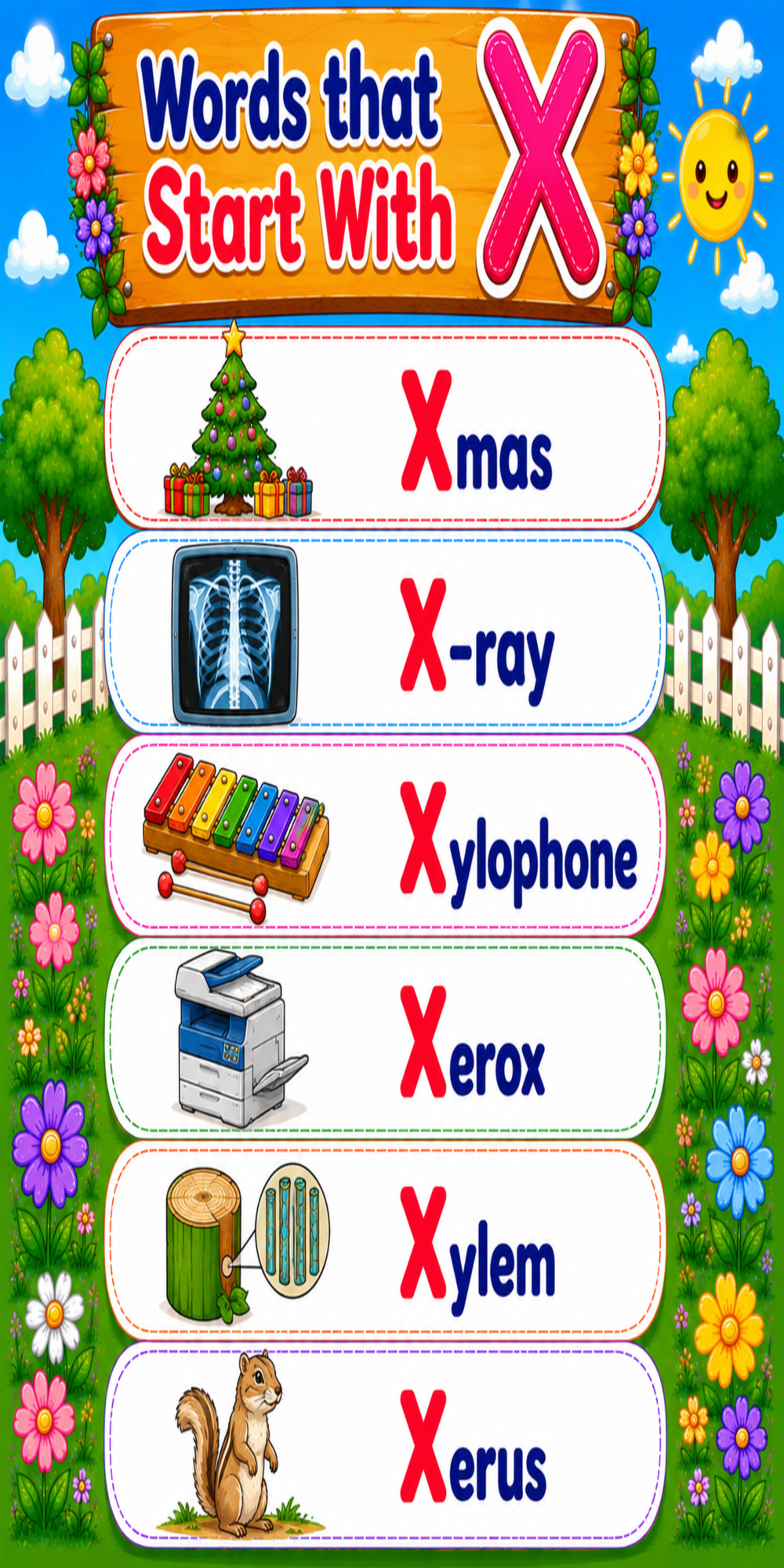 Words That Start With X