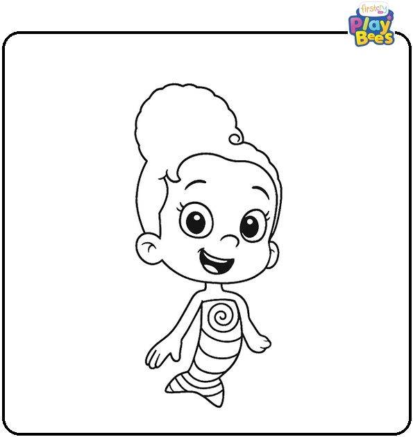Zooli Bubble Guppies Coloring Page Zooli Bubble Guppies Coloring Page