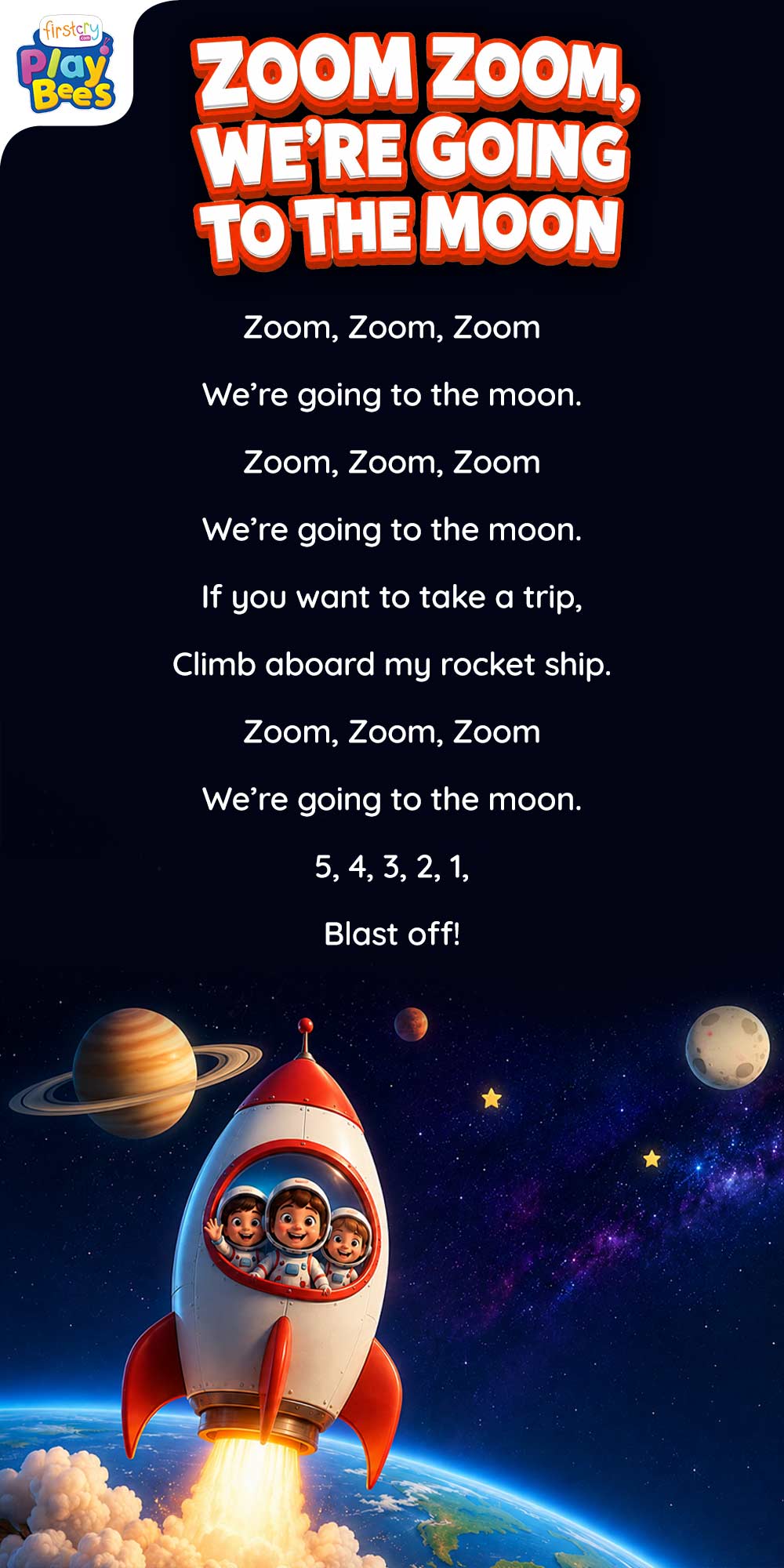 Zoom Zoom, We’re Going to the Moon Song Lyrics