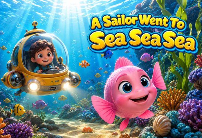 A Sailor Went To Sea Sea Sea Nursery Rhyme With Lyrics