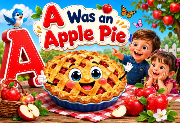 A Was an Apple Pie Nursery Rhyme With Lyrics
