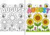 August Coloring Pages – Free Printable Sheets & Images August Coloring Pages – Free Printable Sheets & Images