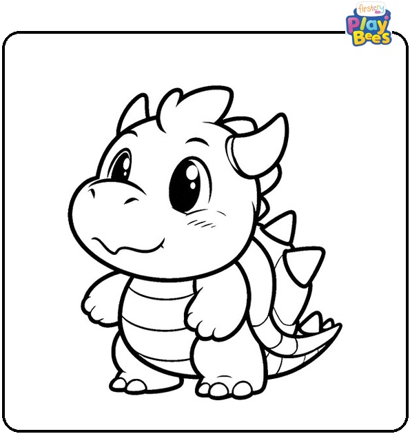 Baby Bowser Coloring Page