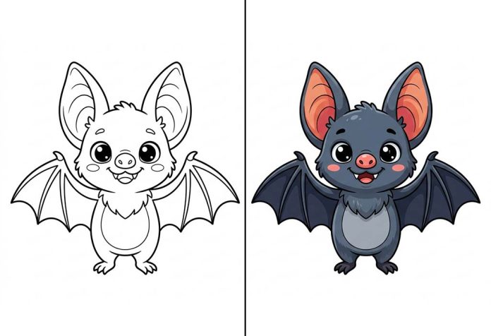 Bat Coloring Pages – Free Printable Sheets & Pictures