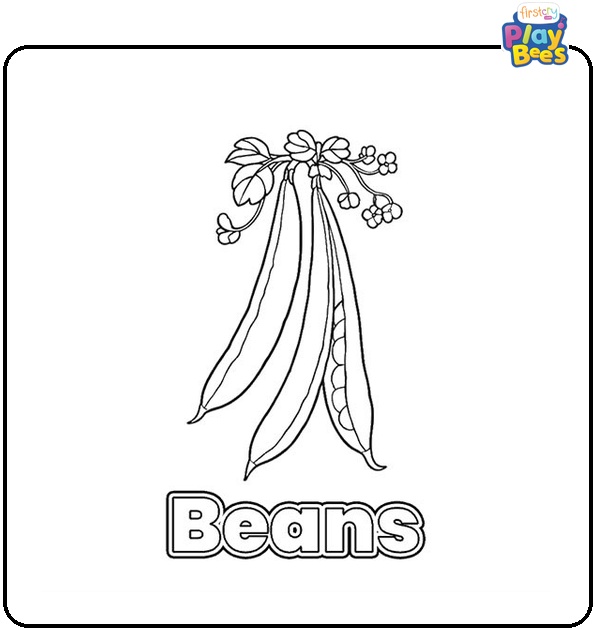 Beans Coloring Page