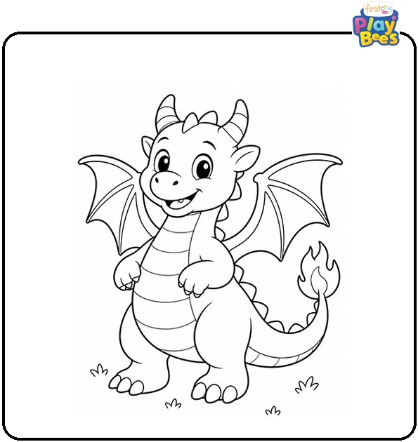 Big Charizard Pokemon Colouring Page