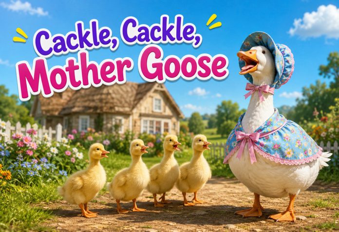 Cackle, Cackle, Mother Goose Nursery Rhyme With Lyrics