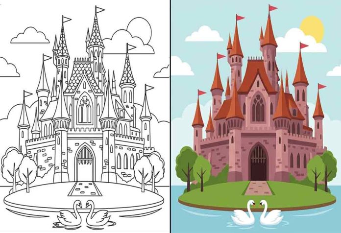 Castle Coloring Pages – Free Printable Sheets & Pictures