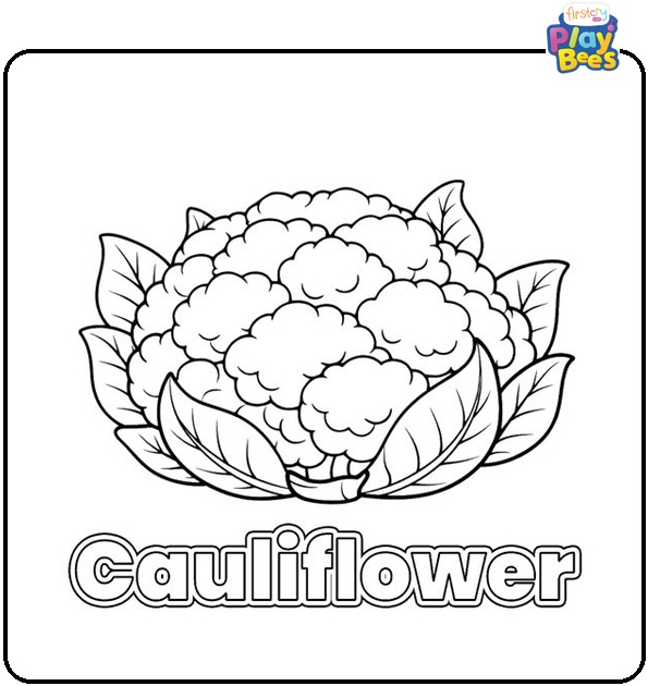 Cauliflower Coloring Page