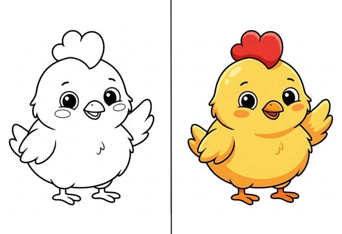 Chicken Coloring Pages – Free Printable Sheets & Images