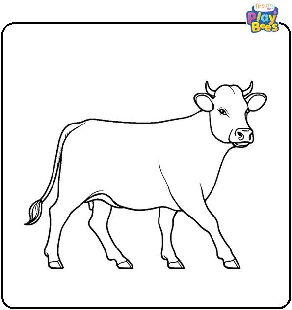 Cow Coloring Page