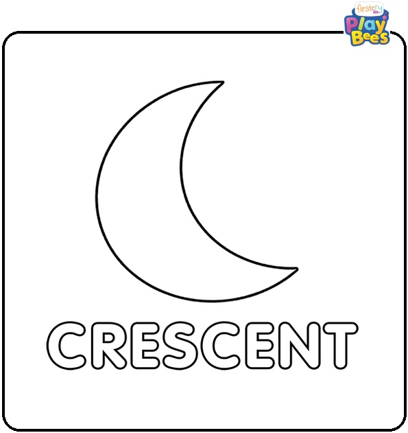 Crescent Coloring Page