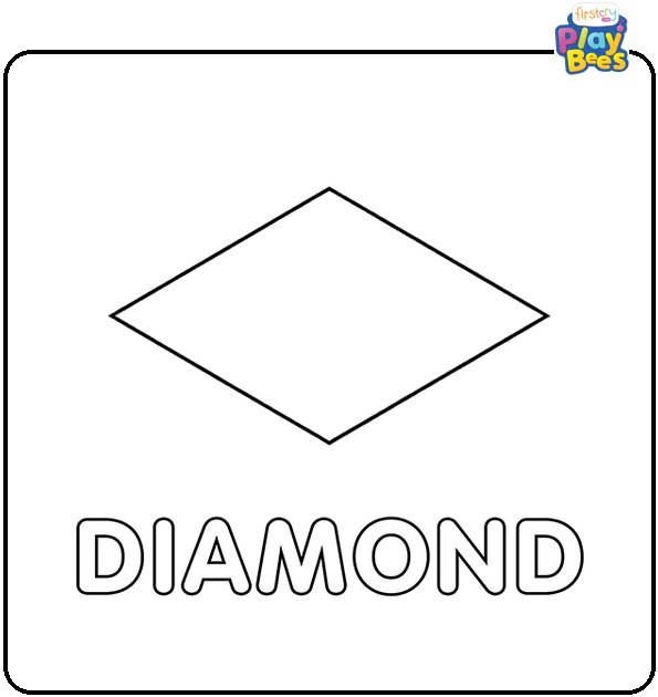 Diamond Coloring Page