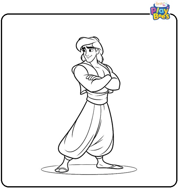 Disney Aladdin Coloring Page