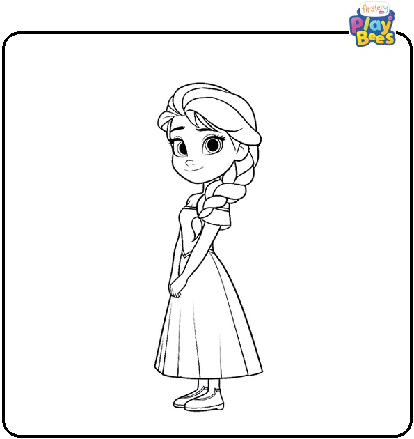 Disney Frozen Coloring Page