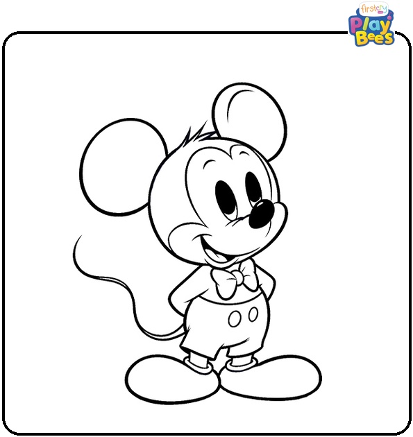 Disney Mickey Mouse Coloring Page