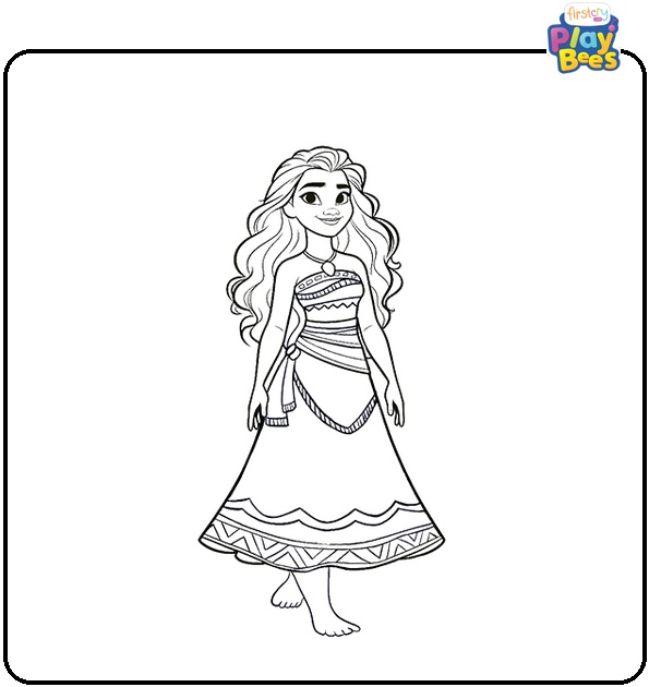 Disney Moana Coloring Page