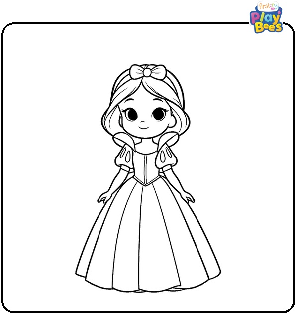 Disney Princess Snow White Coloring Page