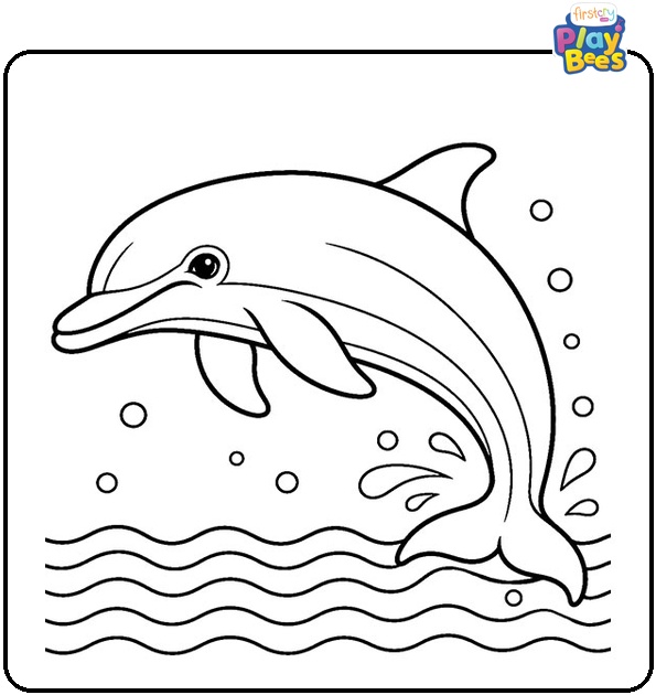 Dolphin Coloring Page