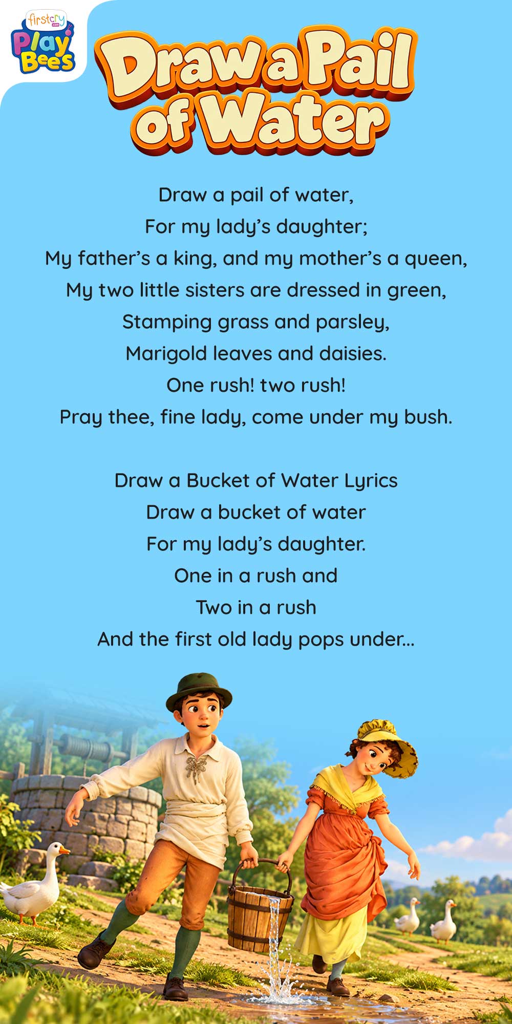 Draw a Pail of Water Song Lyrics