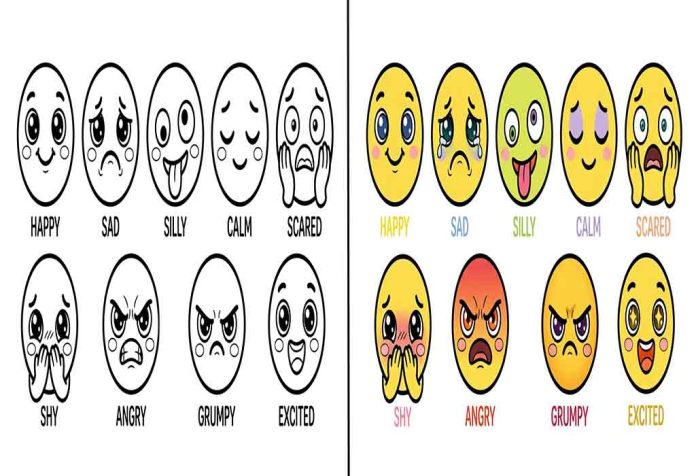 Emotions Coloring Pages – Free Printable Sheets & Images
