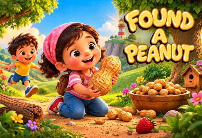 Found a Peanut Nursery Rhyme With Lyrics