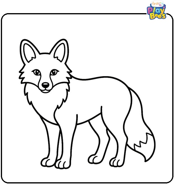 Fox Coloring Page