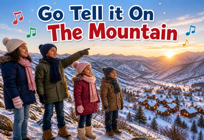 Go Tell it On The Mountain Nursery Rhyme With Lyrics