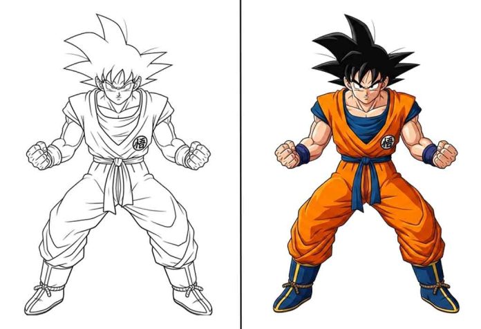 Goku Coloring Pages – Free Printable Sheets & Pictures
