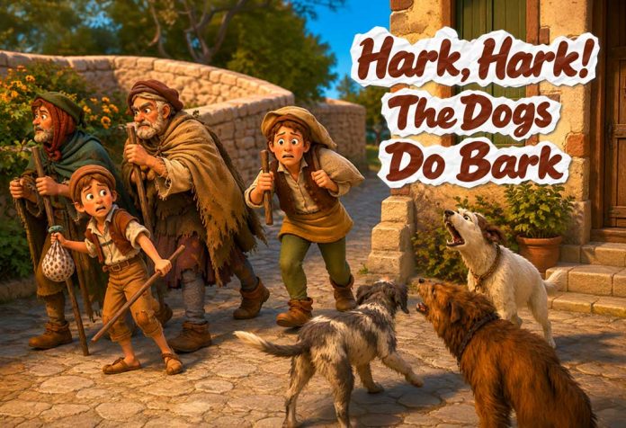 Hark, Hark! The Dogs Do Bark Nursery Rhyme With Lyrics