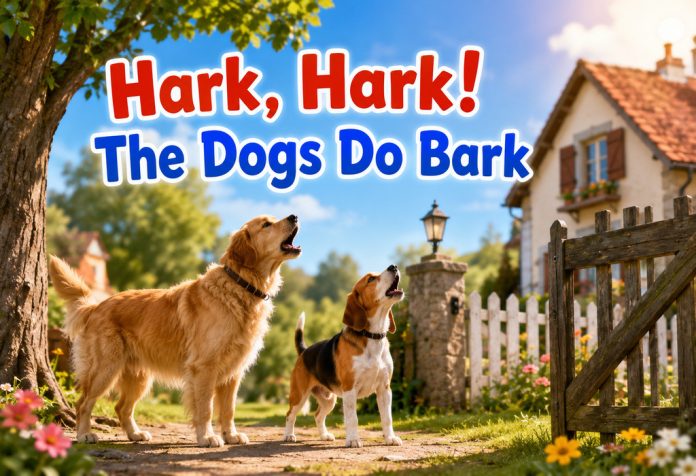 Hark, Hark! The Dogs Do Bark Nursery Rhyme With Lyrics