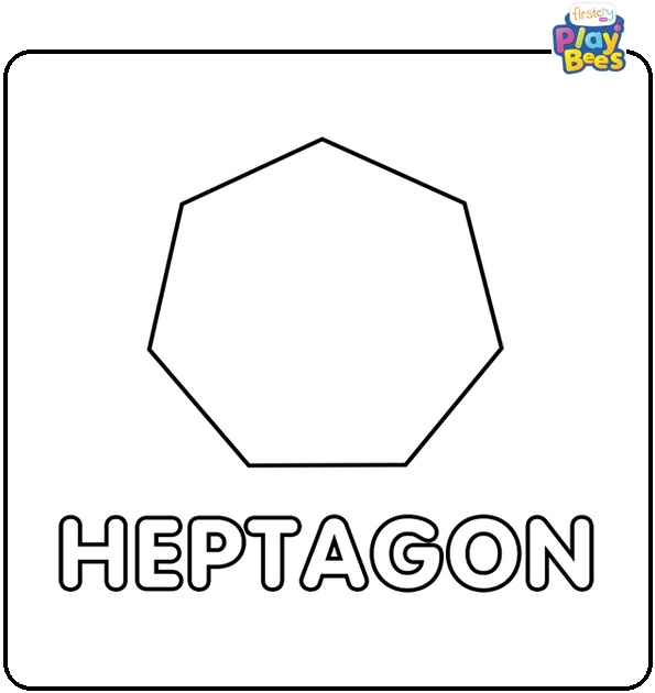 Heptagon Coloring Page
