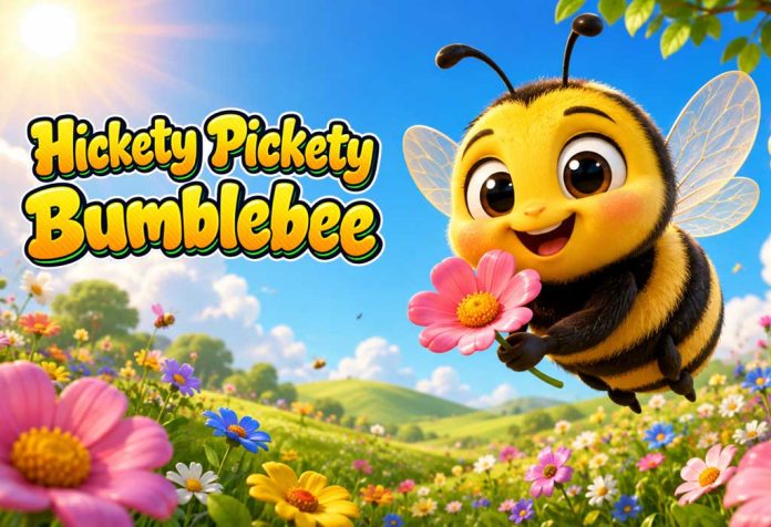 Hickety Pickety Bumblebee Nursery Rhyme With Lyrics