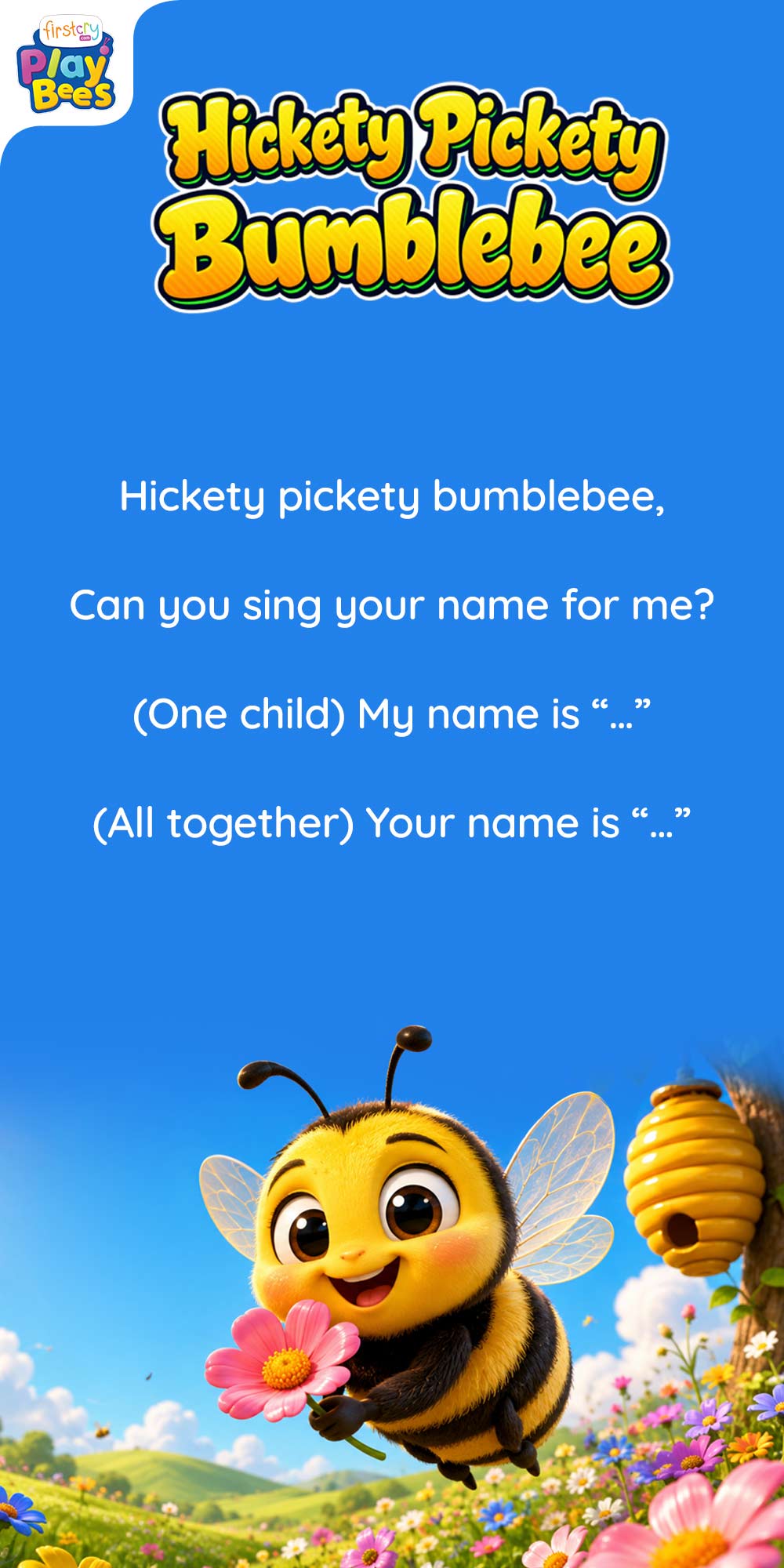 Hickety Pickety Bumblebee Song Lyrics