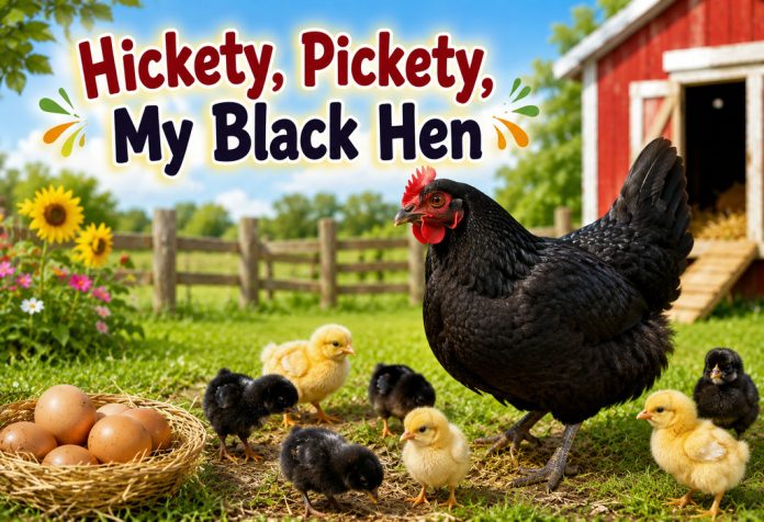 Hickety, Pickety, My Black Hen Nursery Rhyme With Lyrics