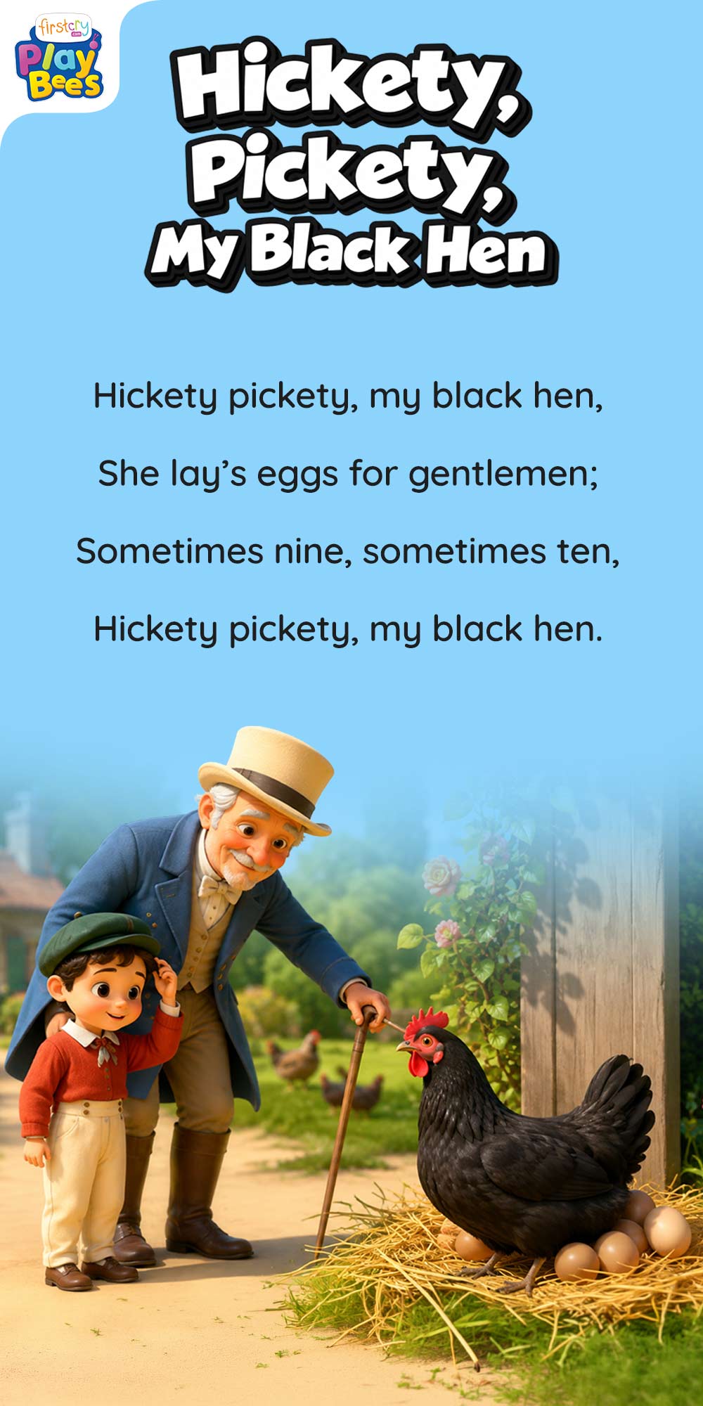 Hickety, Pickety, My Black Hen Song Lyrics
