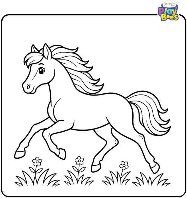 Horse Coloring Page