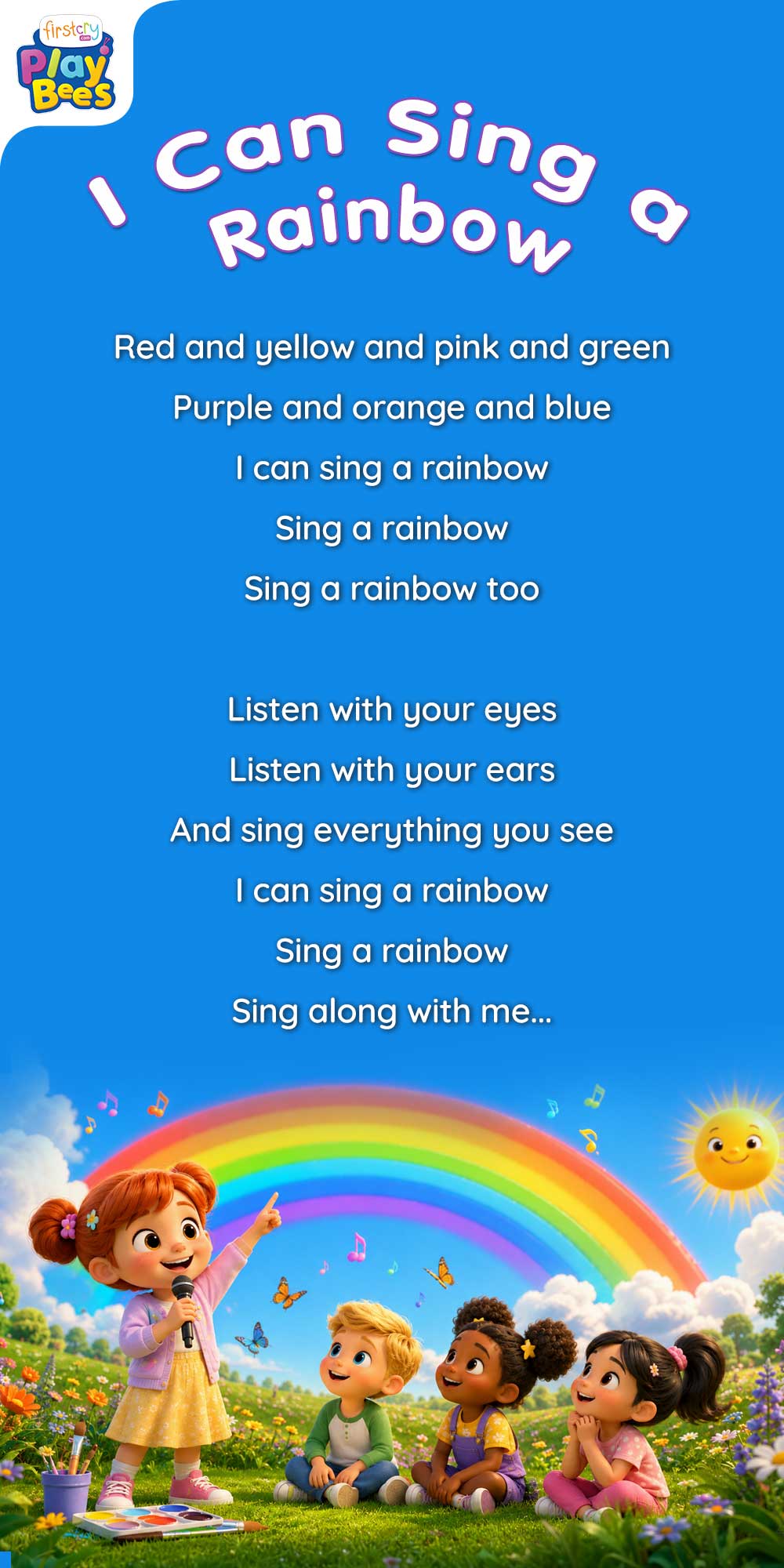 I Can Sing a Rainbow Song Lyrics