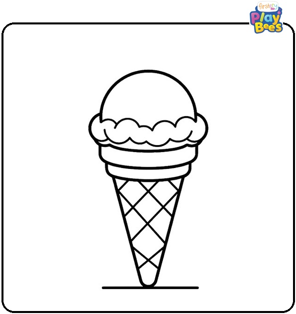 Ice Cream Coloring Page Ice Cream Coloring Page